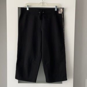 Burberry flare capris sweatpants size L